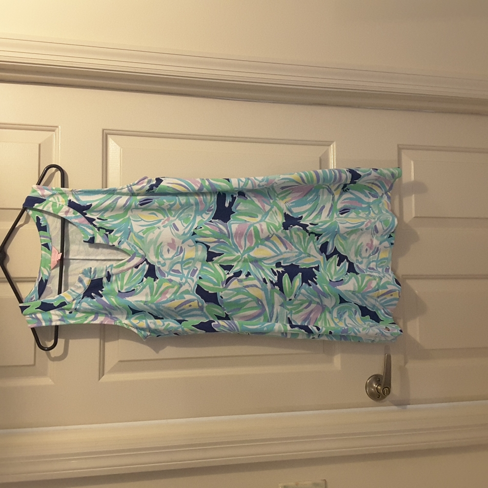 Lilly Pulitzer shift dress.